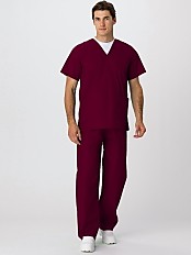 Костюм универсальный хирурга (тк.Панацея,160), бордовый