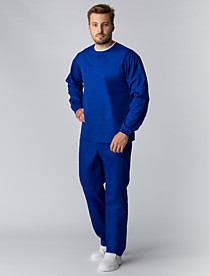 Мужской костюм ХАССП-Стандарт (ткань Оптима, 160), васильковый%