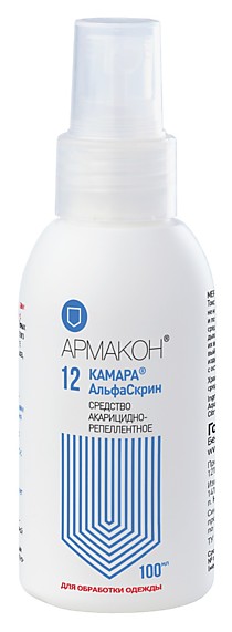 Спрей АРМАКОН™ КАМАРА АльфаСкрин акарицидно-репеллентное средство 100 мл